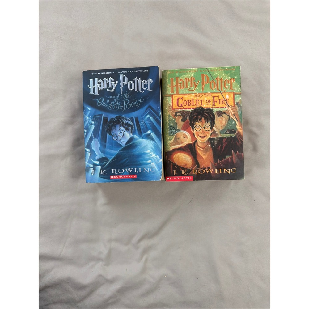 Harry Potter Books - J.K. Rowling Scholastic Lot